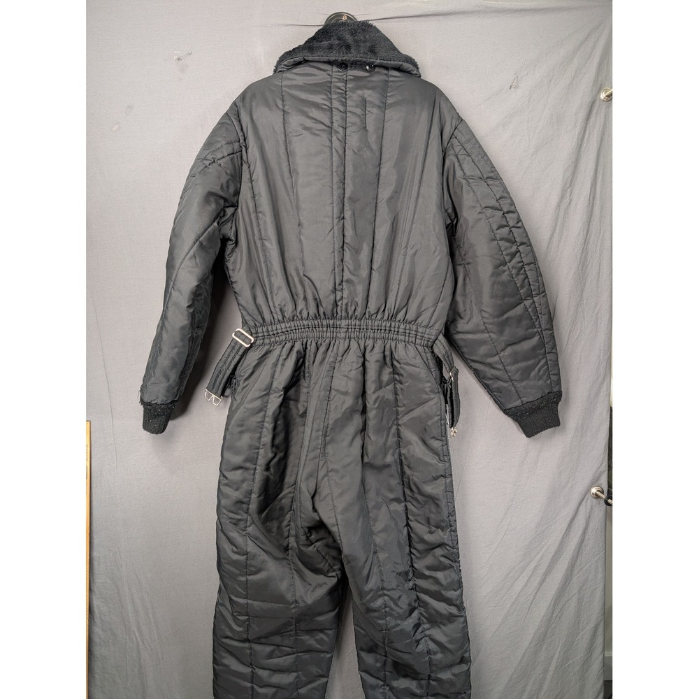 Walls Blizzard-Pruf Insulated Snow Suit Mens Medium Tall Black Yellow Stripe - Picture 2 of 9